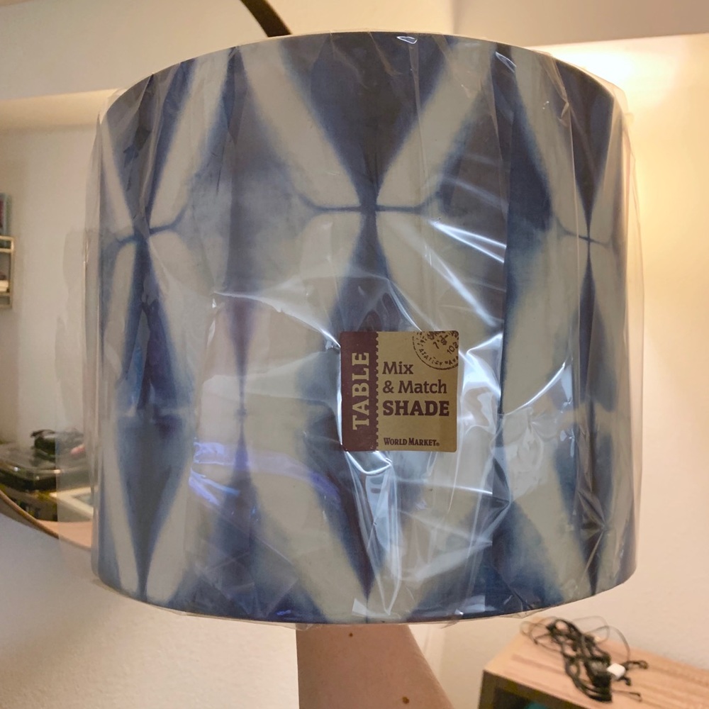 World Market Shibori Lampshade